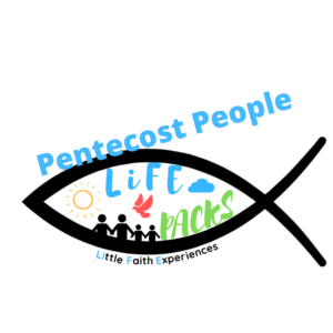 Words "Pentecost People" with LiFE Pack Logo
